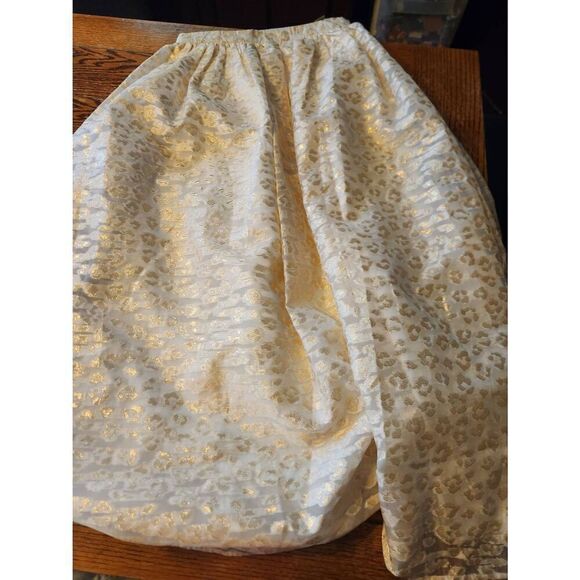 NWT Anthropologie Pankaj & Nidhi Burnout Shimmer Maxi Skirt Medium - Picture 2 of 3